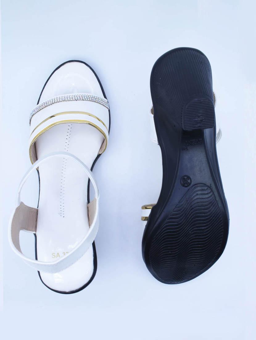 women solid back strap sandals - 22029499 - Standard Image - 3