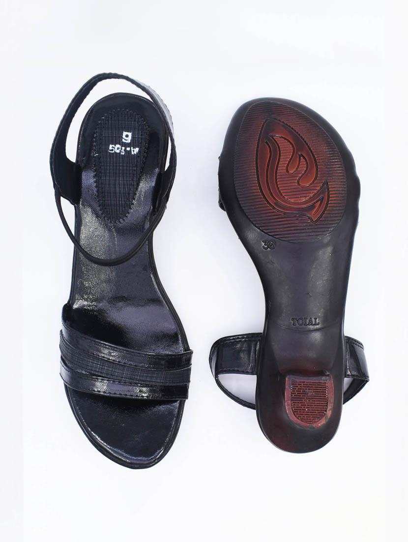 women solid back strap sandals - 22029501 - Standard Image - 3