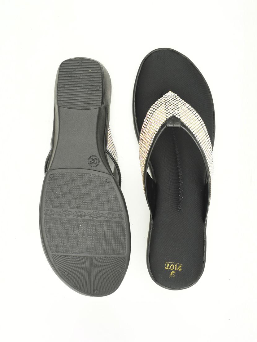 women embellished slip on wedges - 22029507 - Standard Image - 3