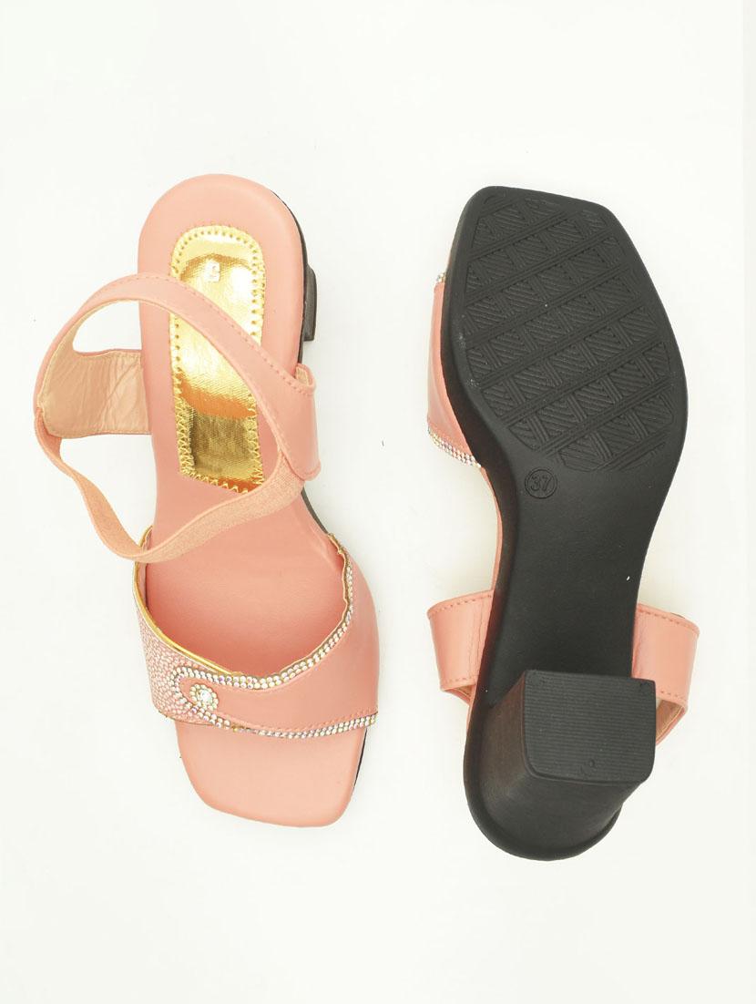 women solid back strap sandals - 22029516 - Standard Image - 3