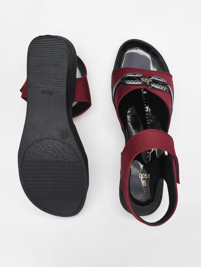 women solid back strap wedges - 22029529 - Standard Image - 3