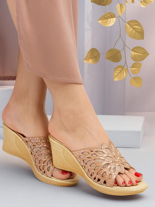 women embellished slip on wedges - 22029553 -  Standard Image - 0