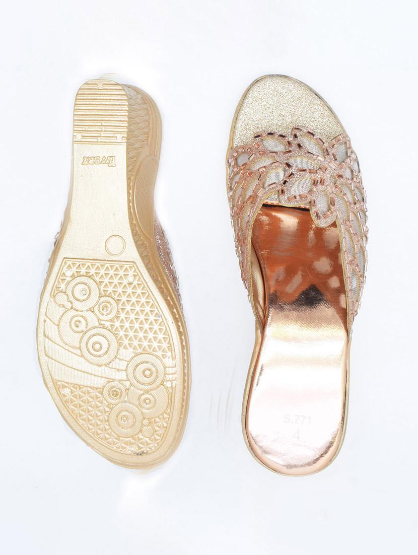 women embellished slip on wedges - 22029553 - Standard Image - 3