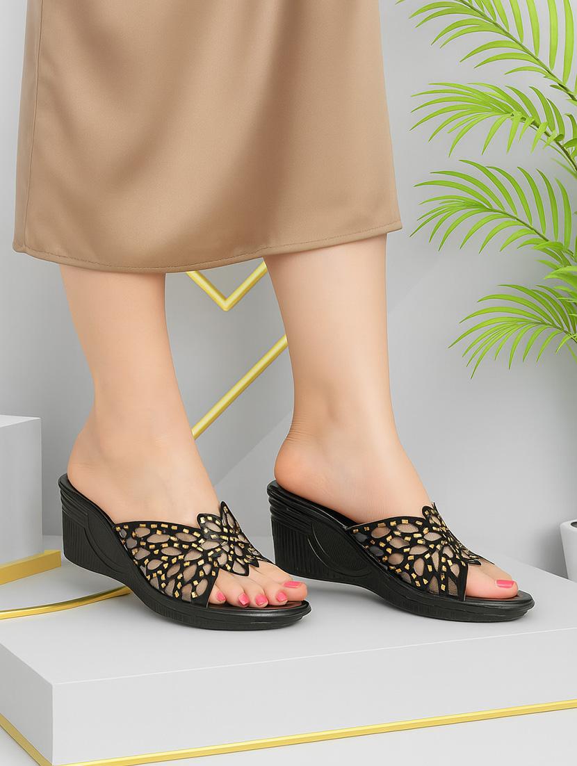 women embellished slip on wedges - 22029554 -  Zoom Image - 0