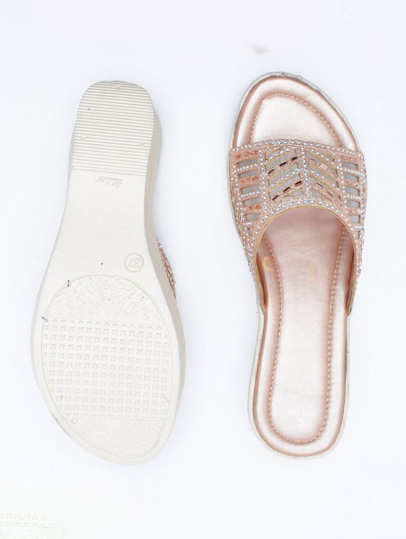 women embellished slip on wedges - 22029559 - Standard Image - 3