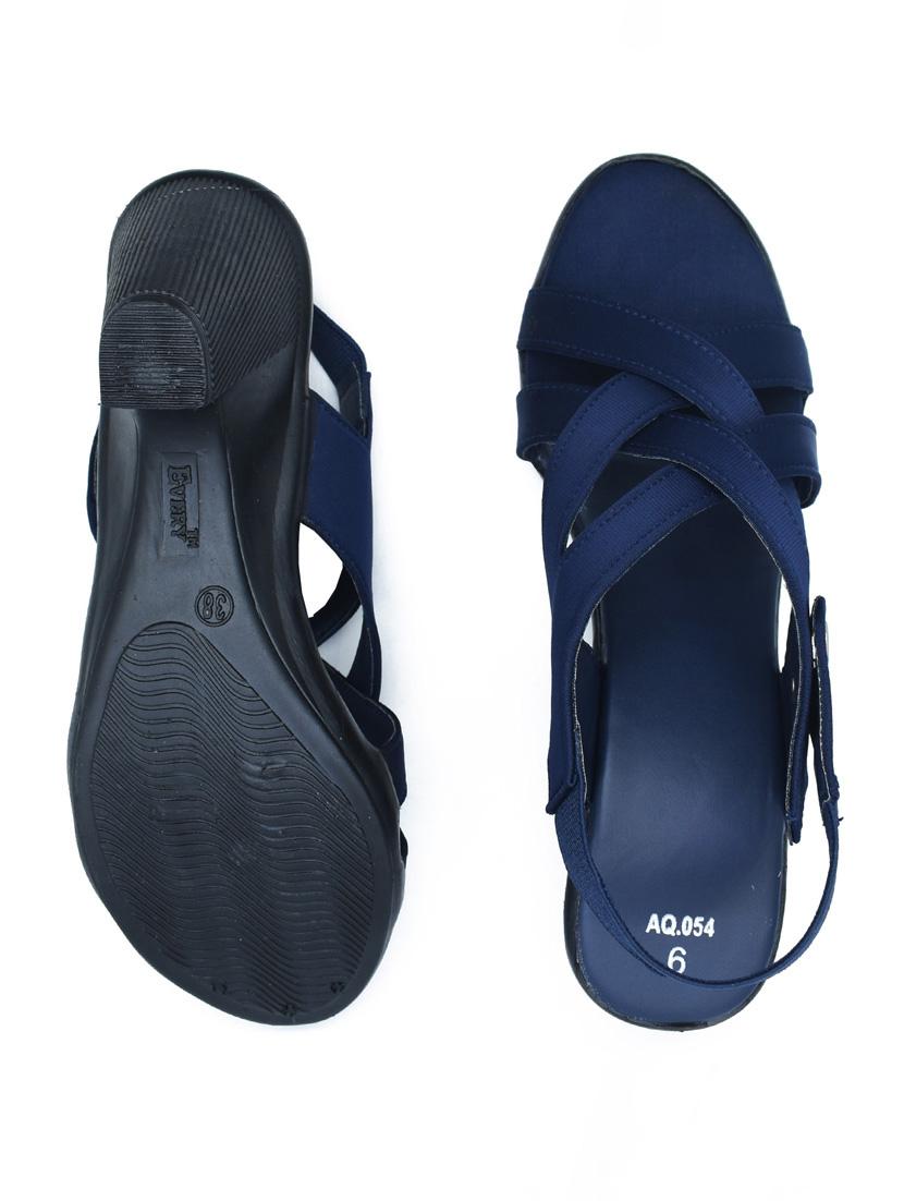 women solid back strap sandal - 22029571 - Standard Image - 3