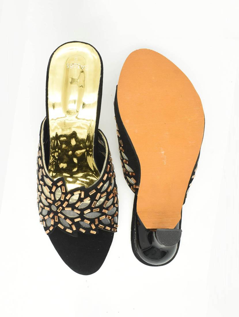 women embellished slip on sandal - 22029577 - Standard Image - 3