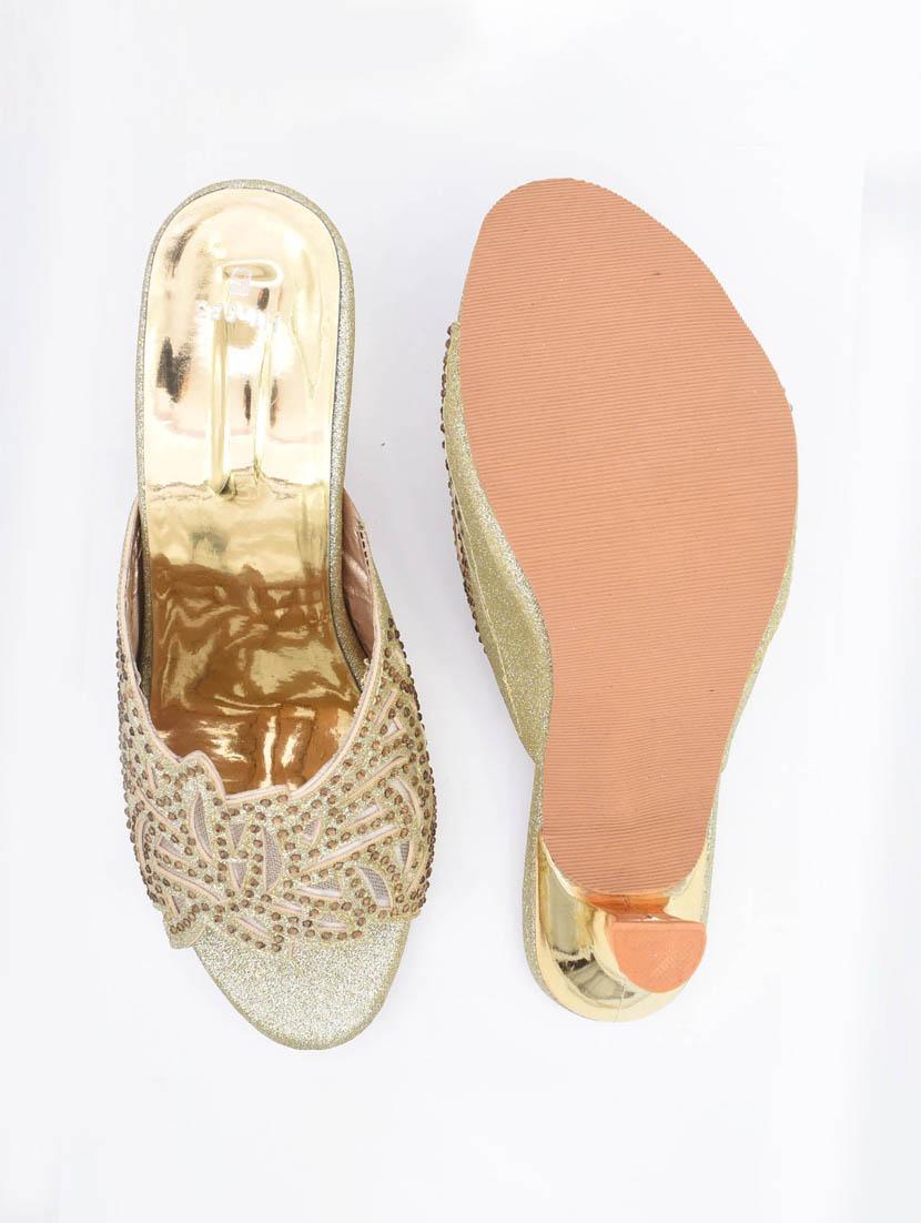 women embellished slip on sandal - 22029578 - Standard Image - 3