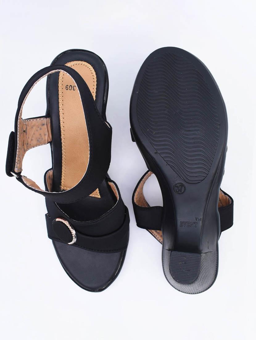 women solid back strap sandal - 22029581 - Standard Image - 3
