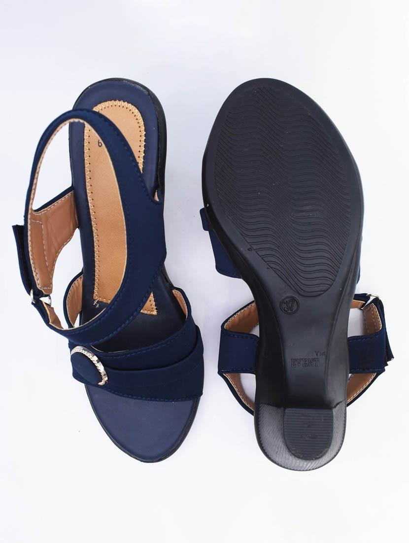 women solid back strap sandal - 22029582 - Standard Image - 3