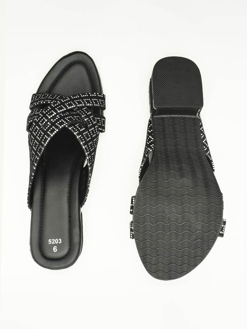 women embellished slip on sandal - 22029584 - Standard Image - 3