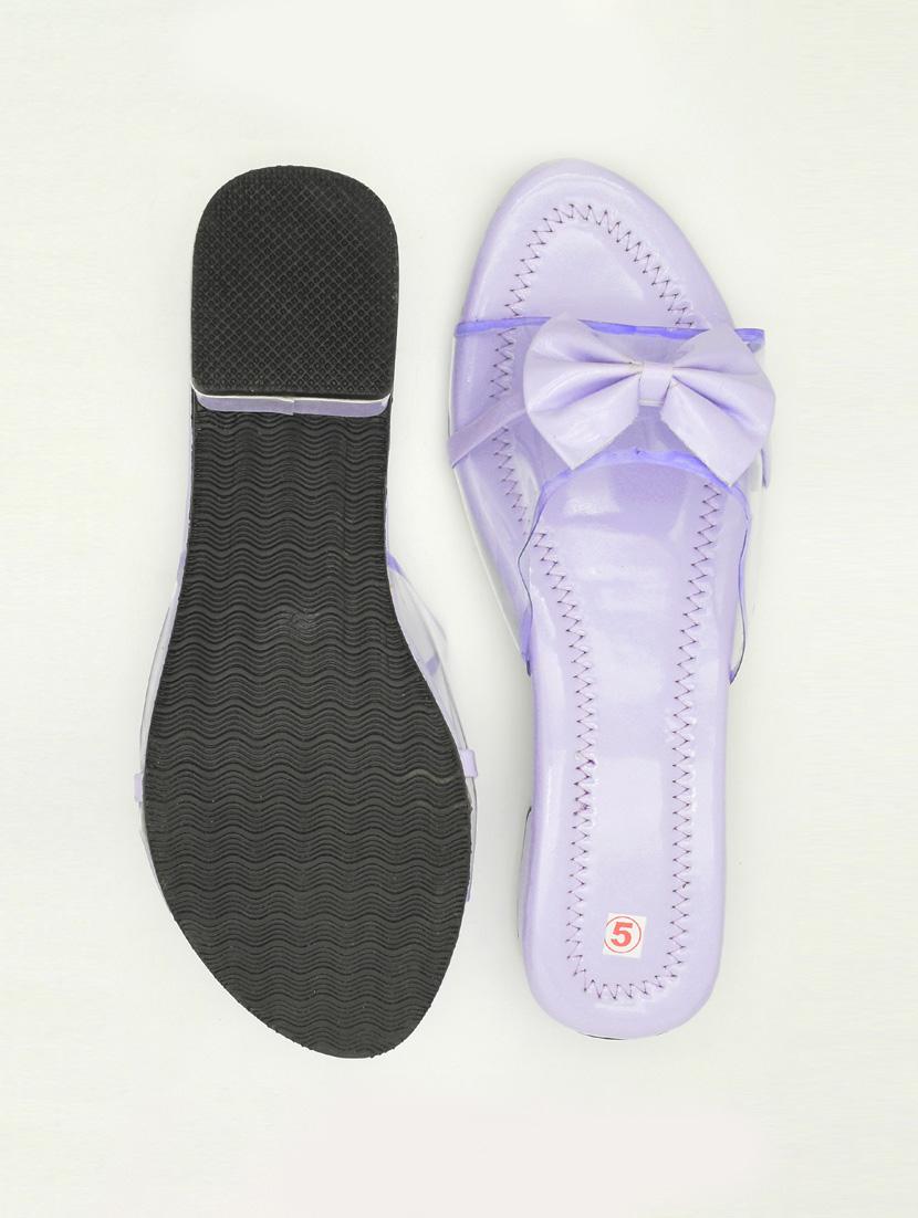 women solid slip on block heel sandal - 22029596 - Standard Image - 3