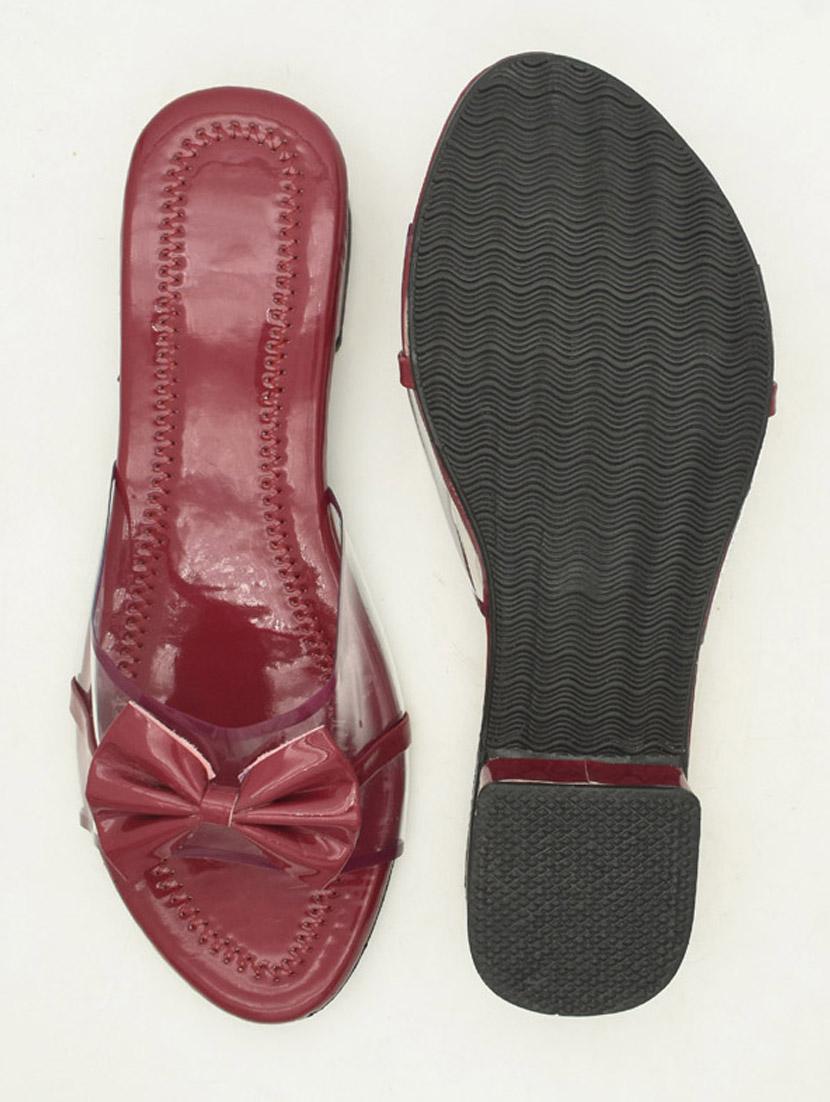 women solid slip on block heel sandal - 22029597 - Standard Image - 3