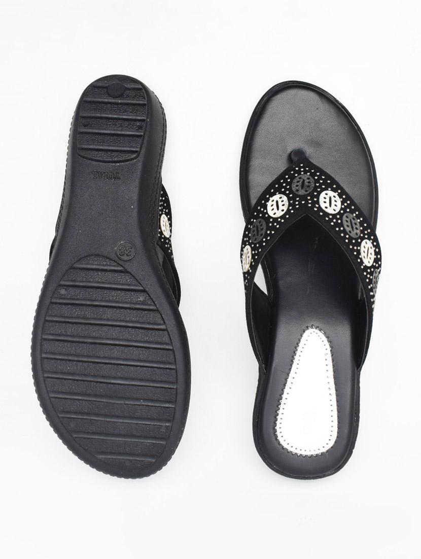 women solid slip on wedges - 22029628 - Standard Image - 3