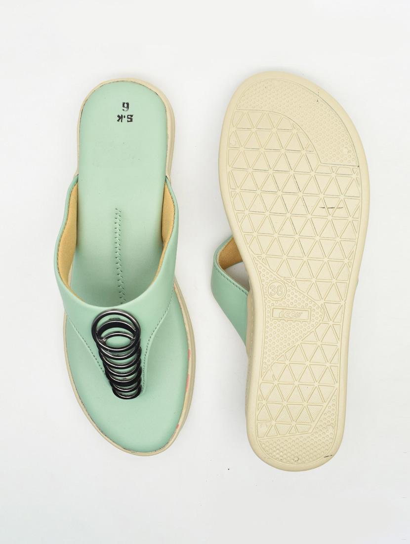 women solid slip on wedges - 22029632 - Standard Image - 3