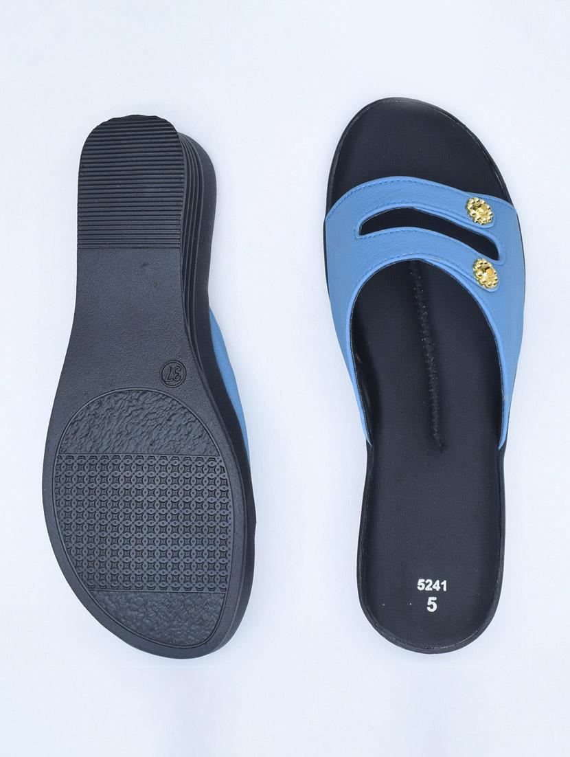 women solid slip on wedges - 22029633 - Standard Image - 3