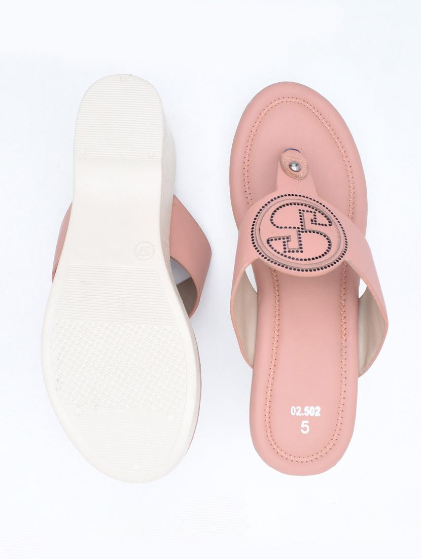 women solid slip on wedges - 22029642 - Standard Image - 3