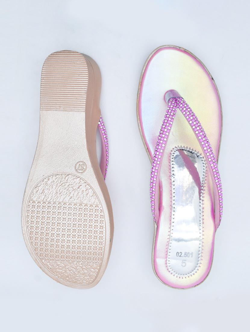 women embellished slip on wedges - 22029643 - Standard Image - 3