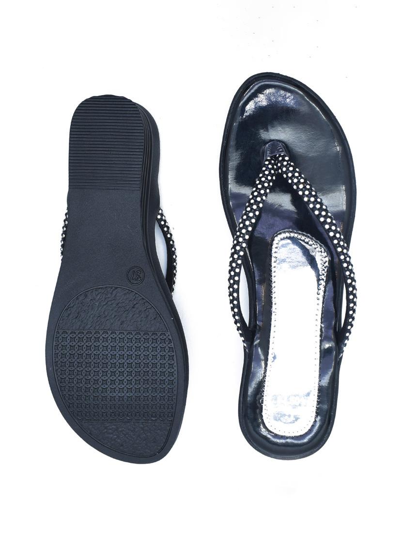 women embellishde slip on wedges - 22029644 - Standard Image - 3