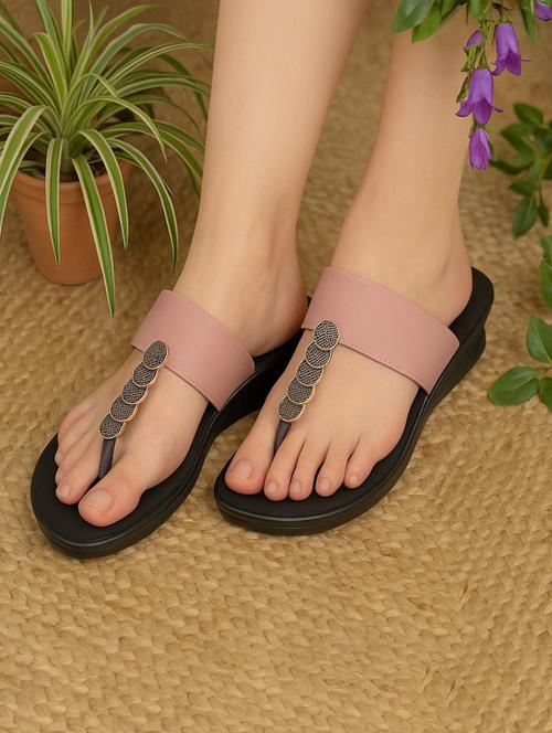 women solid slip on wedges - 22029650 -  Standard Image - 0