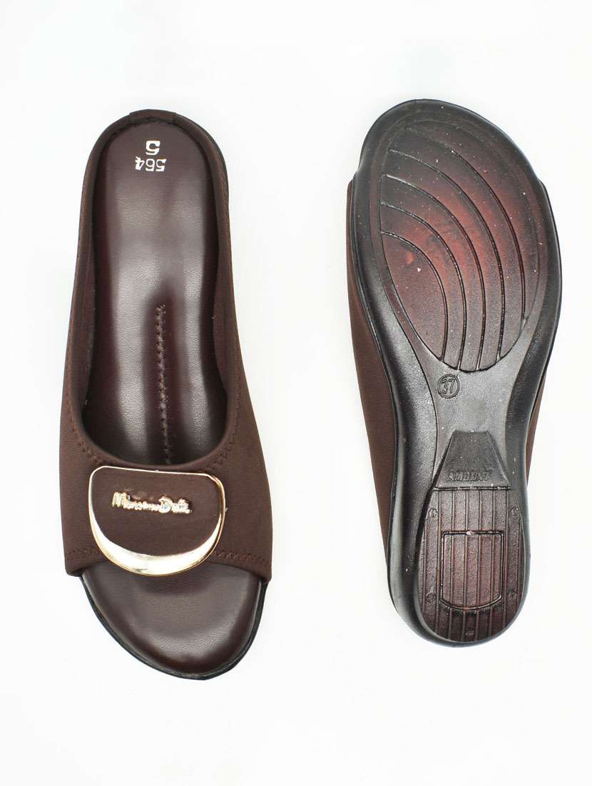 women solid slip on wedges - 22029663 - Standard Image - 3