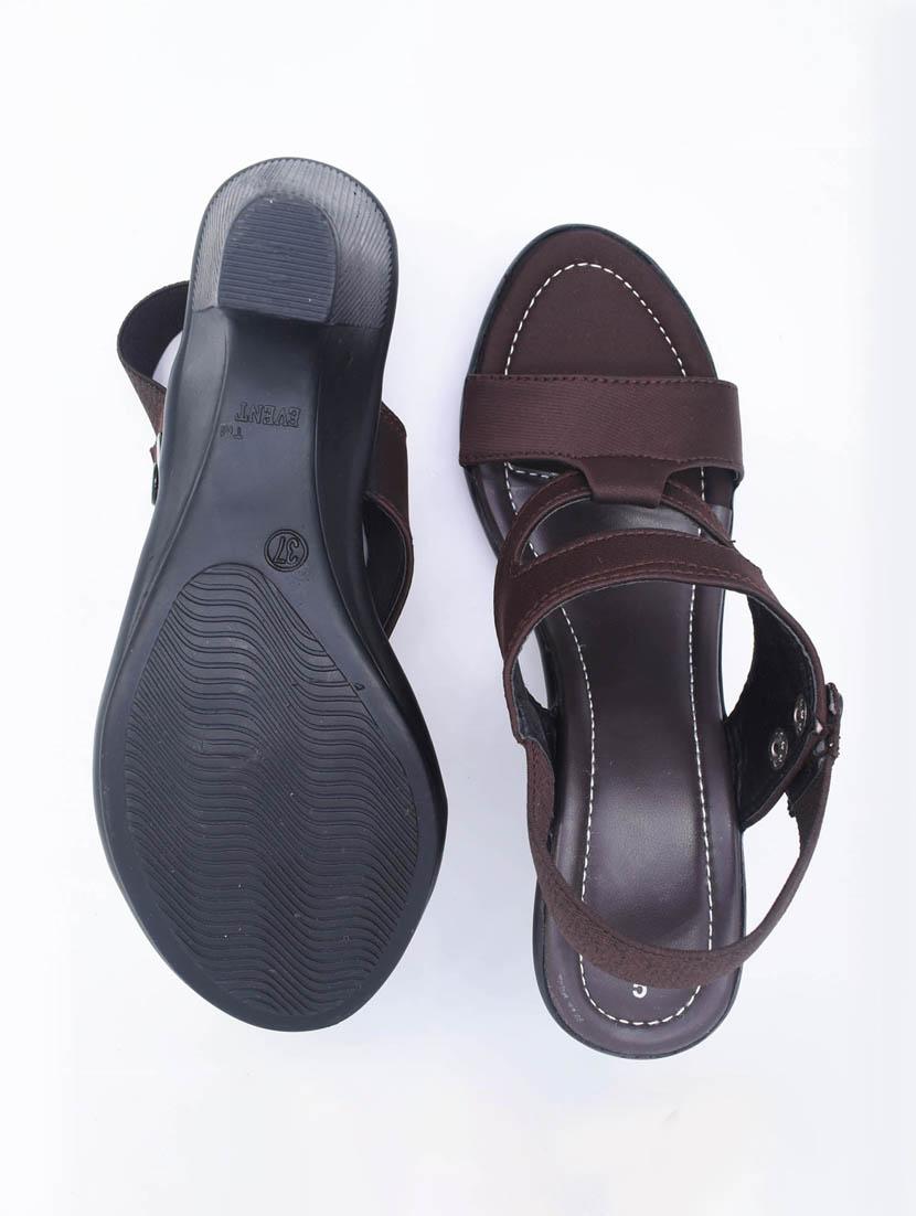 women solid back strap sandal - 22029664 - Standard Image - 3