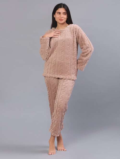 women printed nightwear pyjama set - 22029896 -  Standard Image - 0