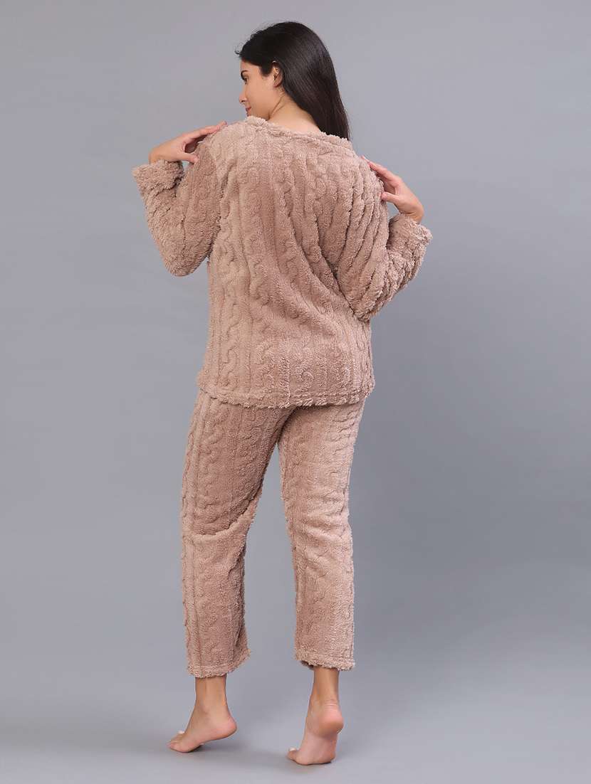 women printed nightwear pyjama set - 22029896 -  Standard Image - 3