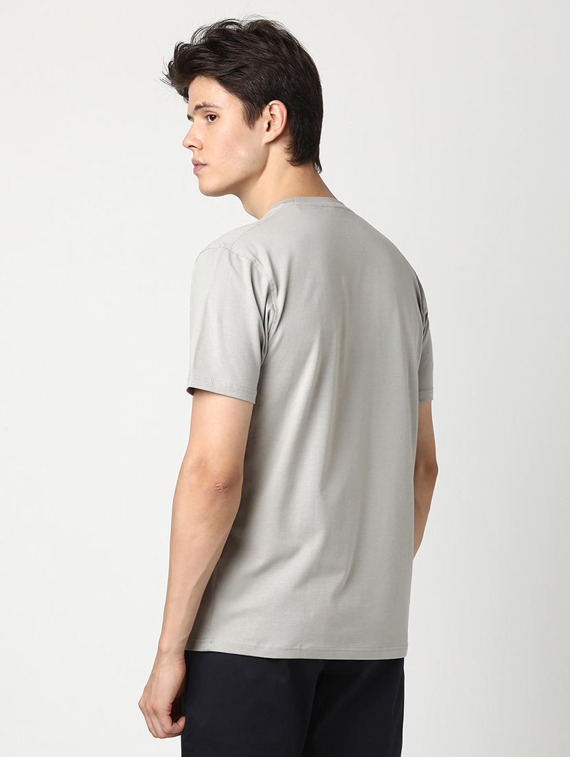 men solid short sleeve regular fit t-shirt - 22029970 - Standard Image - 3