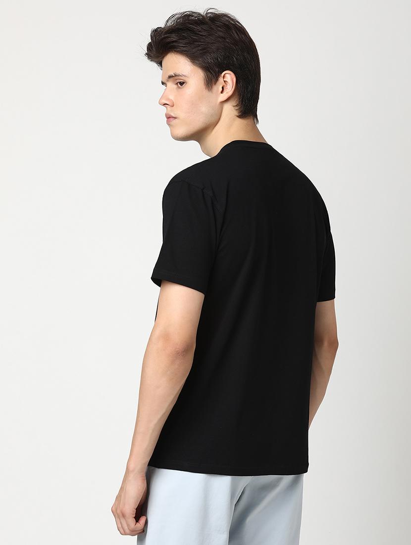 men solid short sleeve regular fit t-shirt - 22029975 - Standard Image - 3