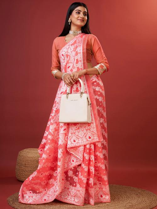 women self design banarasi saree with blouse - 22029986 -  Standard Image - 0