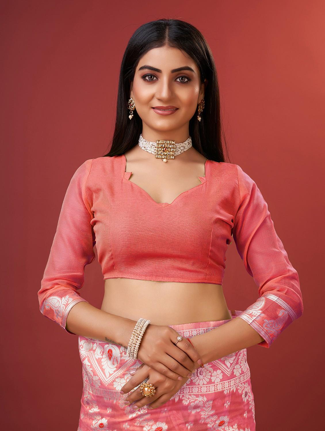 women self design banarasi saree with blouse - 22029986 - Standard Image - 5
