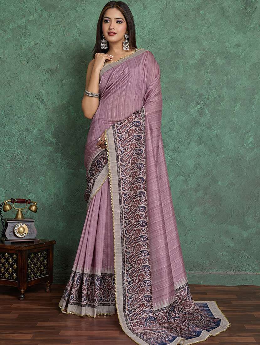 women printed casual wear saree with blouse - 22030032 -  Zoom Image - 0
