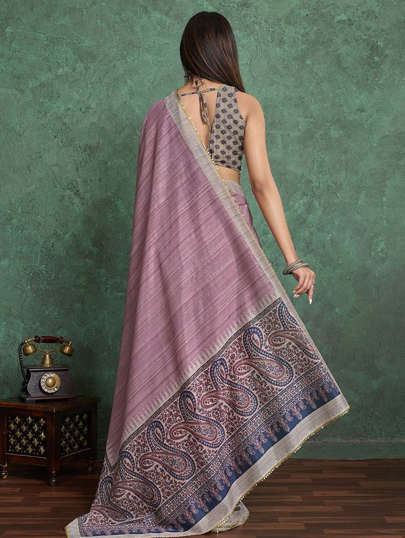 women printed casual wear saree with blouse - 22030032 - Standard Image - 3