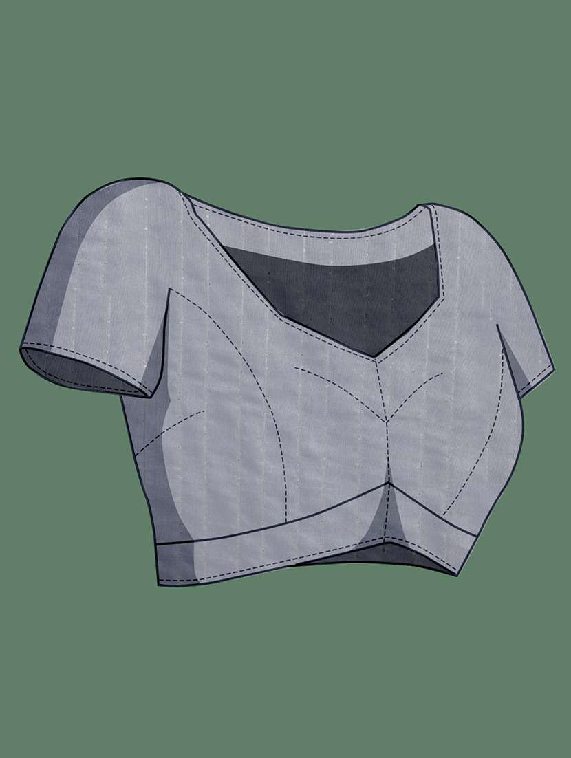 women printed casual wear saree with blouse - 22030035 -  Standard Image - 5