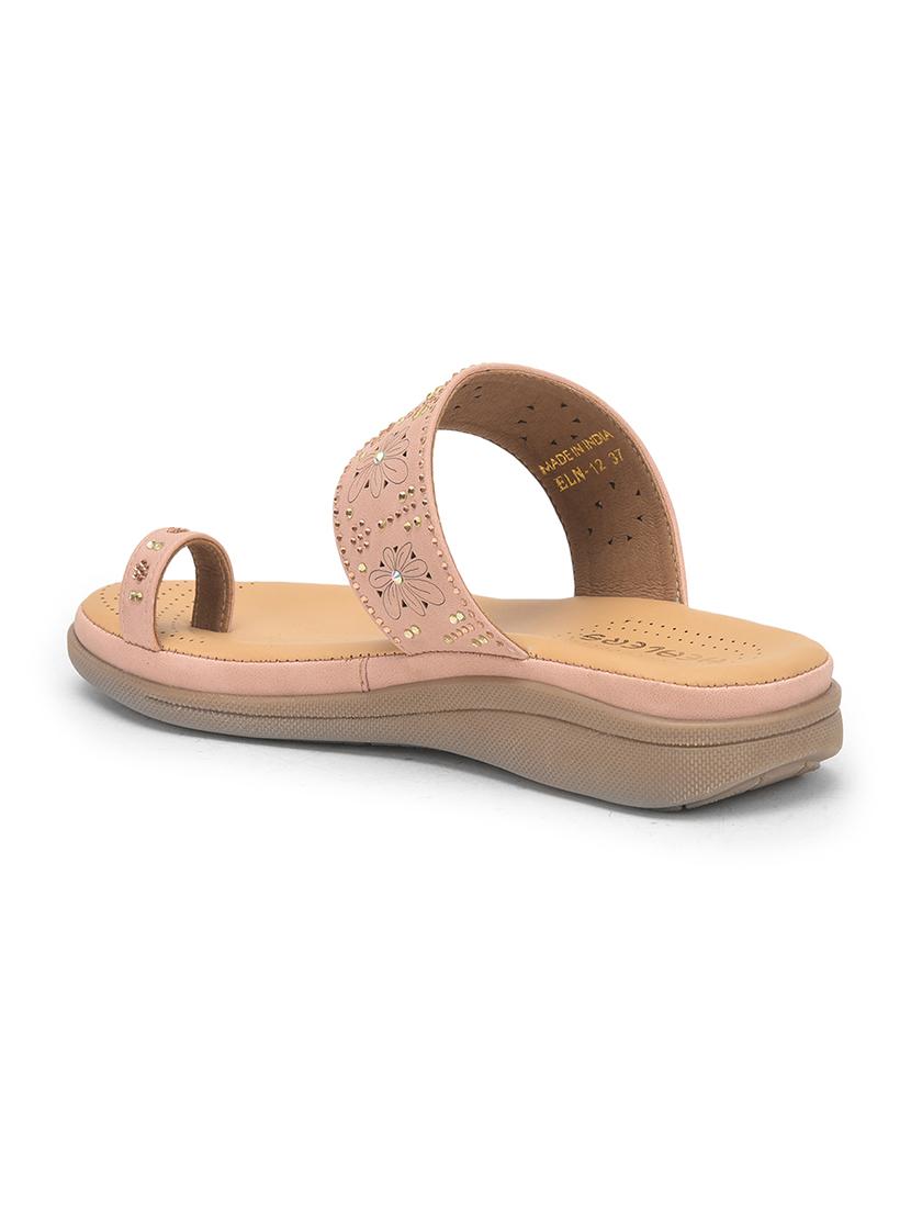 women embellished one toe flat sandal - 22030086 - Standard Image - 3