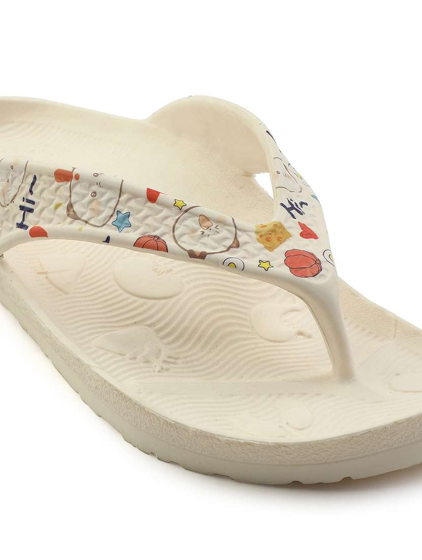 women printed slip on flip flop - 22030087 -  Standard Image - 5