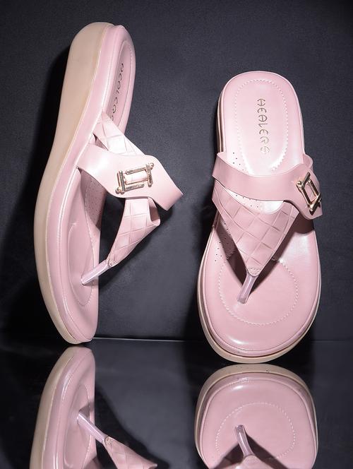 women solid slip on wedges - 22030090 - Standard Image - 0
