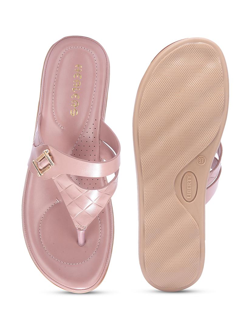 women solid slip on wedges - 22030090 - Standard Image - 5