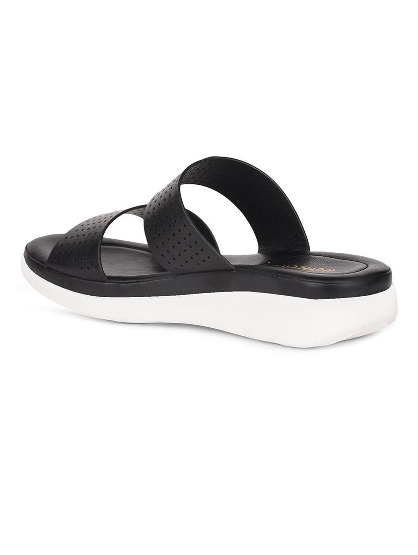 women solid slip on wedges - 22030091 - Standard Image - 3
