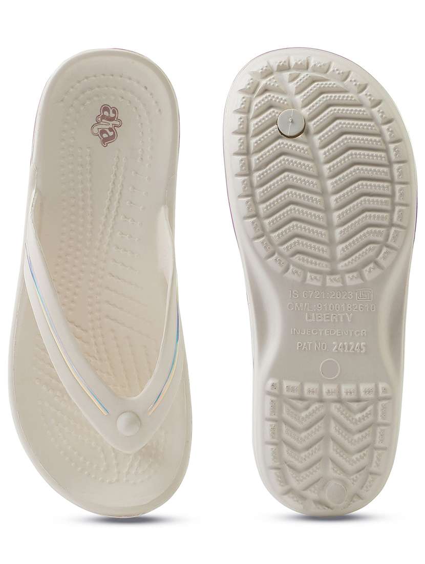 women solid slip on flip flop - 22030101 -  Standard Image - 5