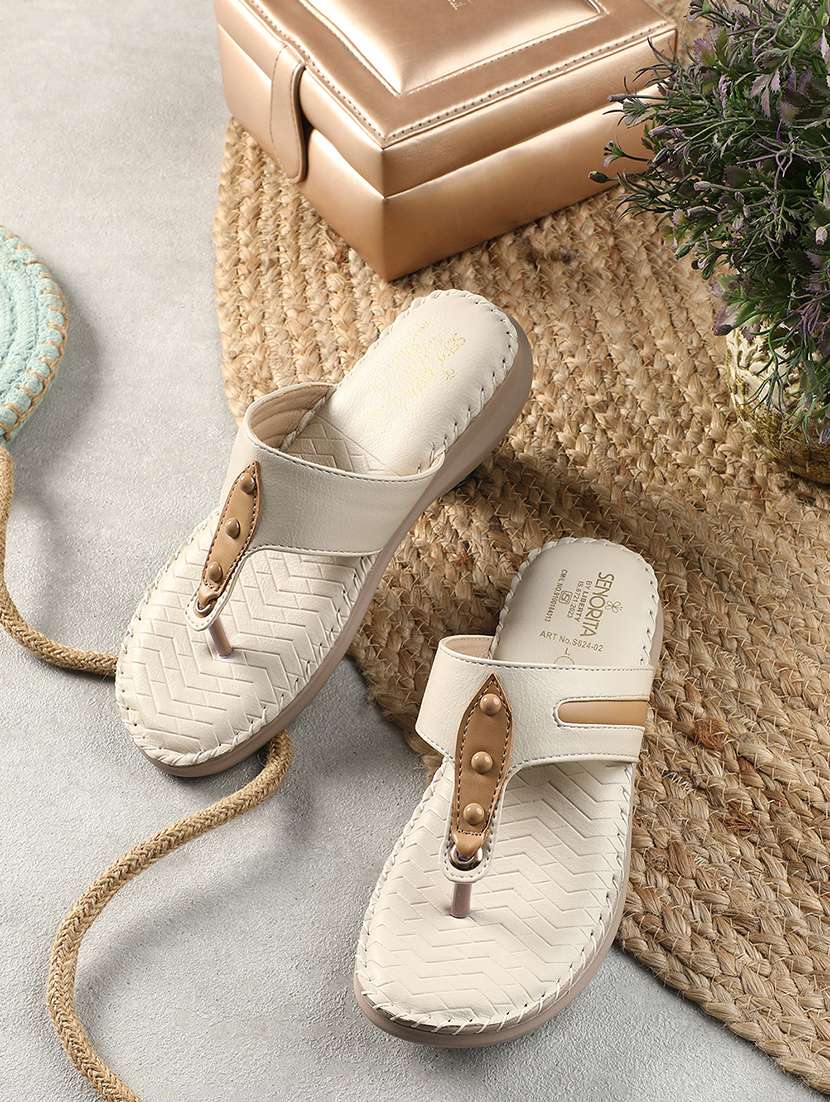 women solid  slip on wedge