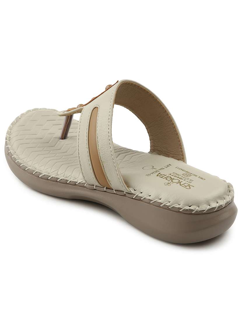 women solid  slip on wedge - 22030109 -  Standard Image - 3