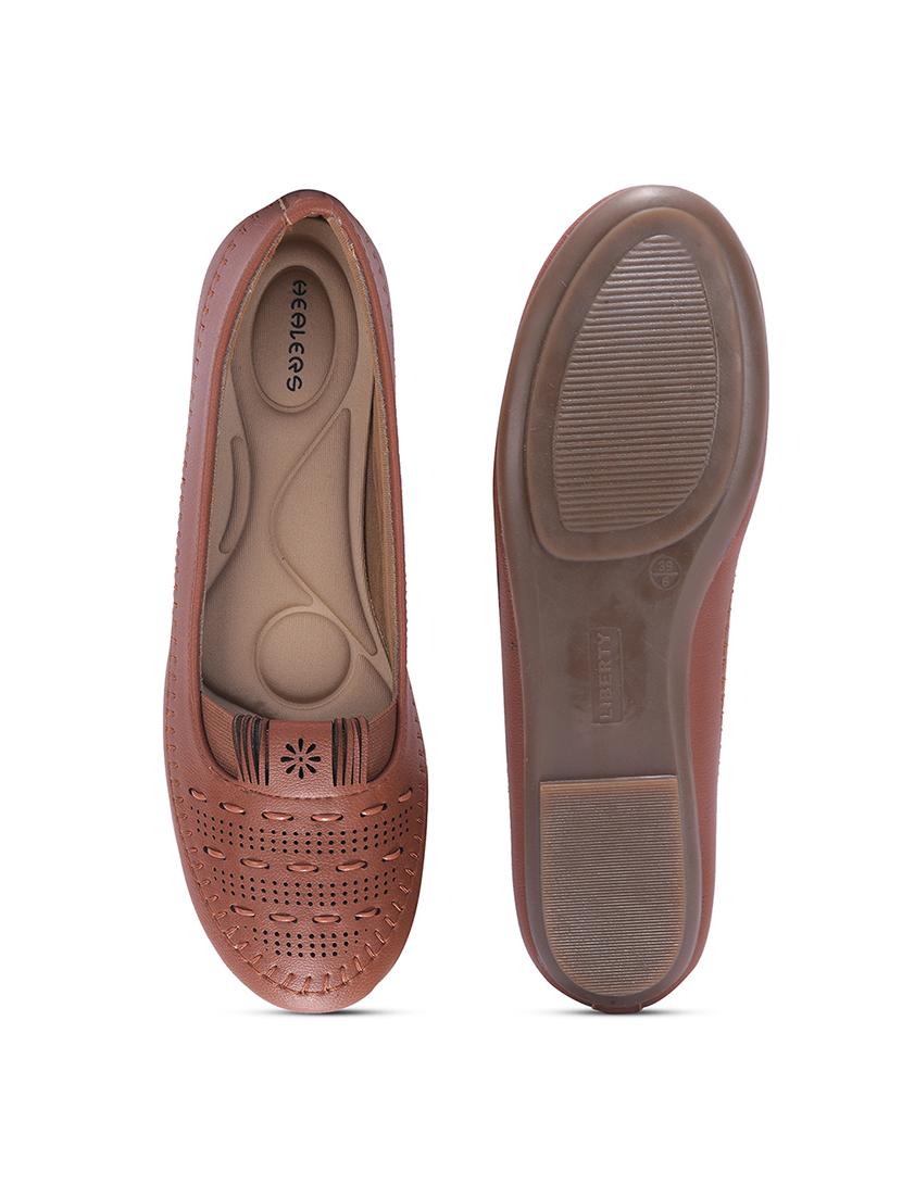 women solid slip on ballerina - 22030141 - Standard Image - 5