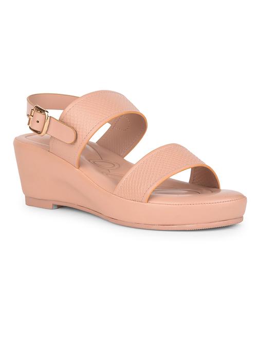 women solid back strap wedges - 22030162 - Standard Image - 0