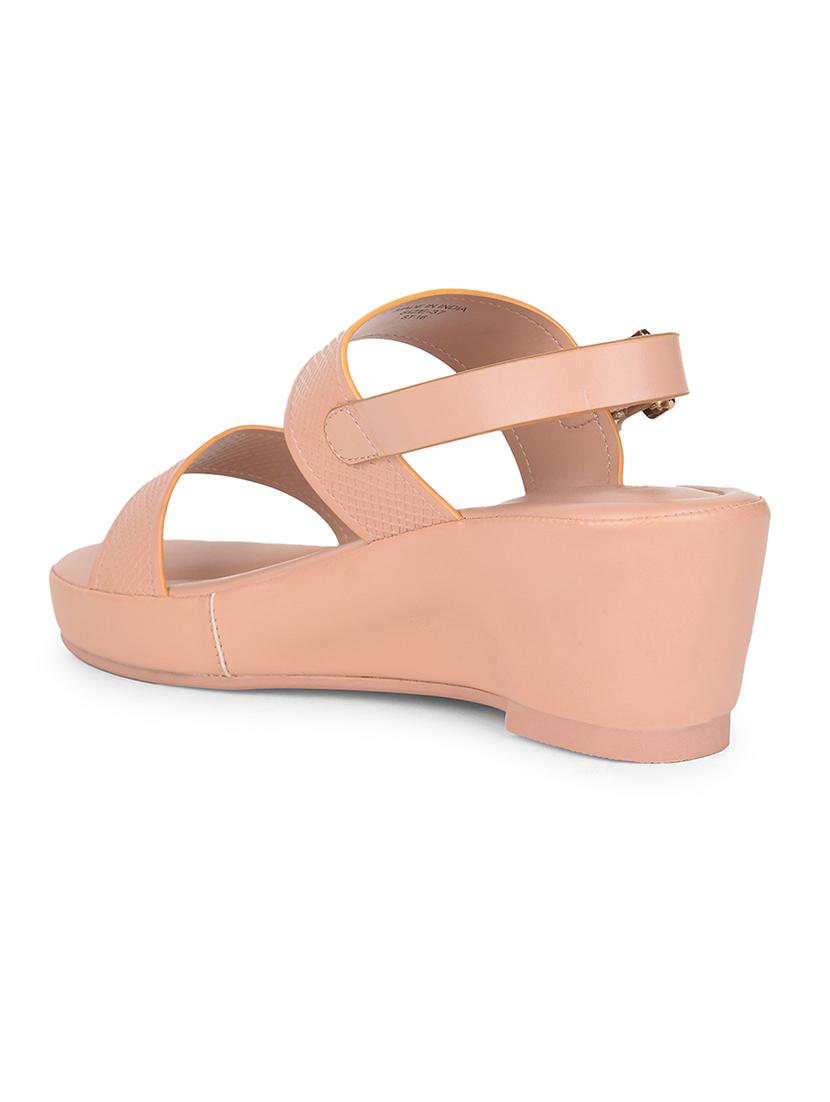 women solid back strap wedges - 22030162 - Standard Image - 3
