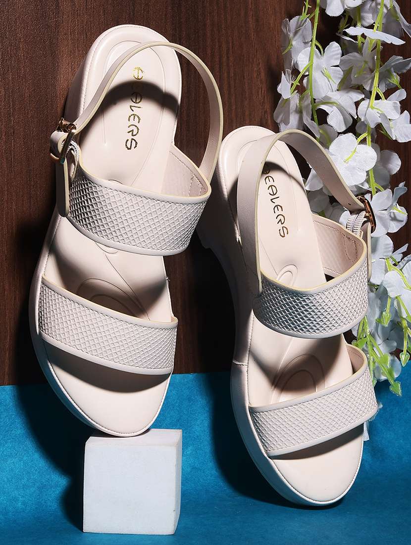 women solid back strap wedges - 22030163 - Zoom Image - 0