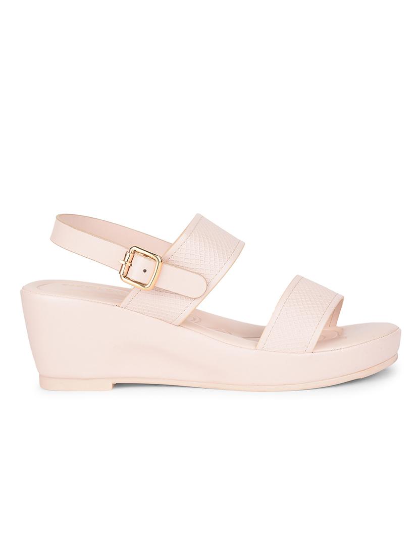 women solid back strap wedges - 22030163 - Standard Image - 3