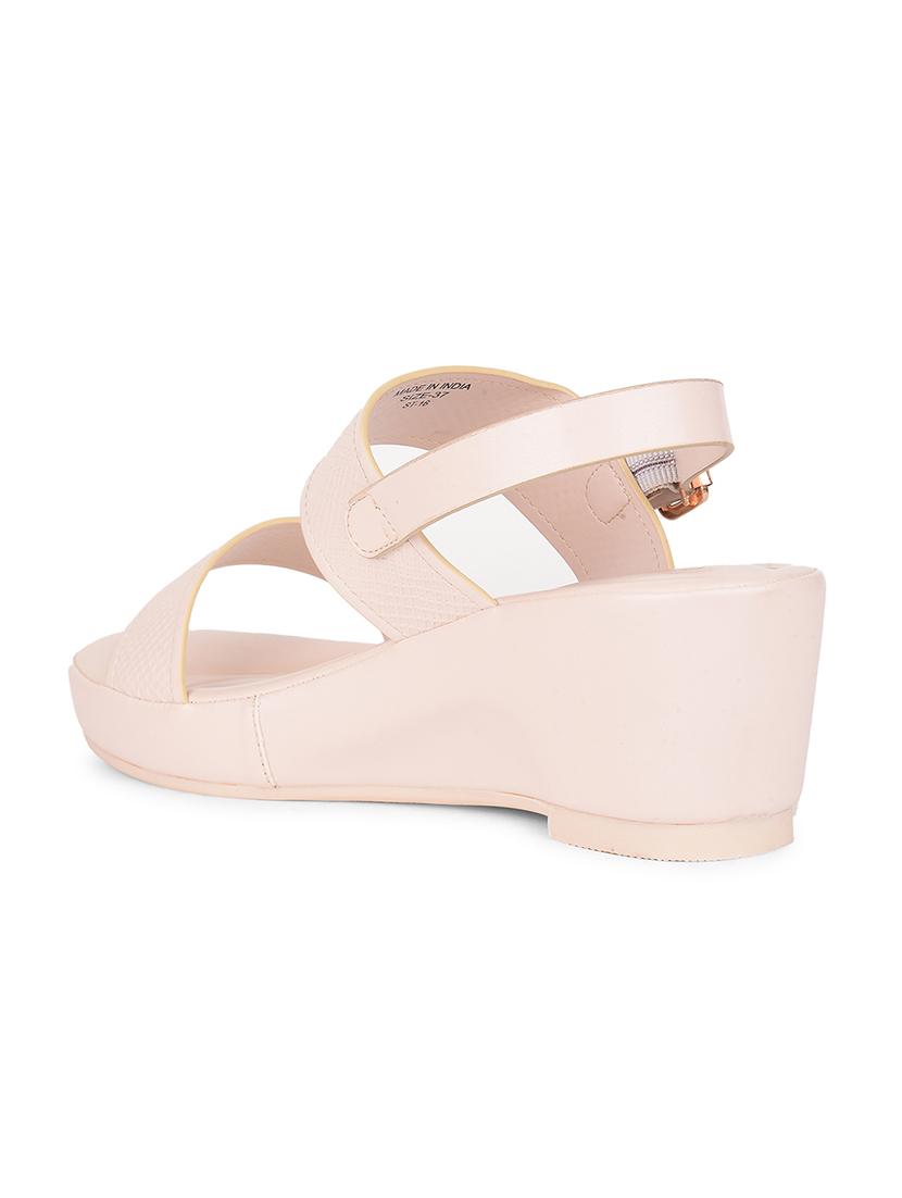 women solid back strap wedges - 22030163 - Standard Image - 5