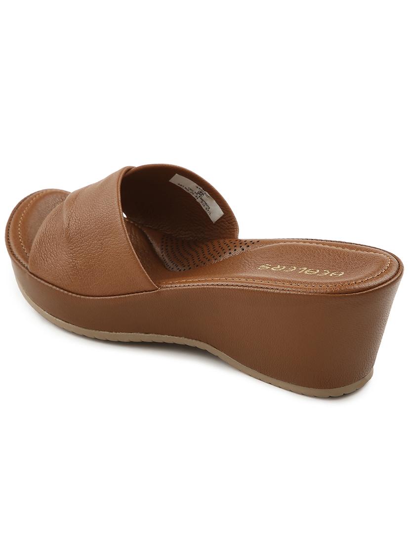women solid slip on wedges - 22030169 - Standard Image - 3